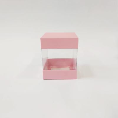 10x10x12 Çiftli Pembe Kutu