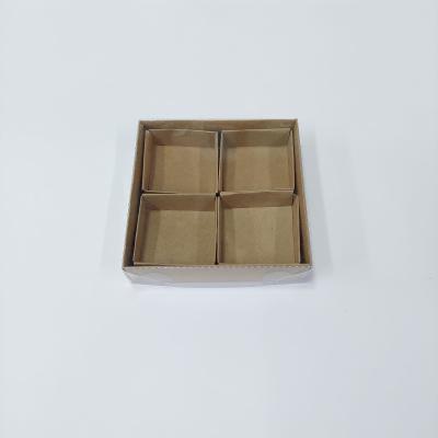 12x12x3 Bölmeli Kraft Kutu