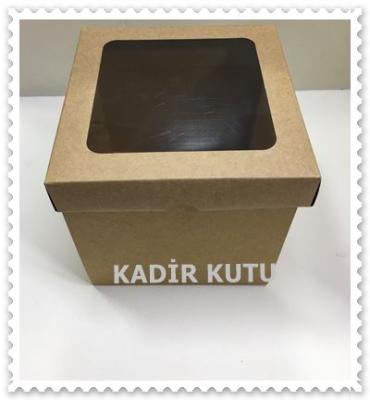 15x15x15 Çerçeveli Kraft Kutu