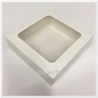 15x15x5 Çerçeveli Beyaz Kutu