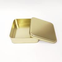 20x5 Kare Altın Metal Kutu