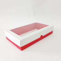 25x15x5 Beyaz Çerçeveli Alt Kırmızı Kutu
