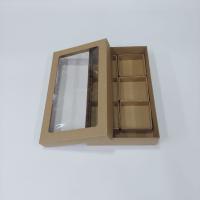 25x15x5 Çerçeveli Kraft Bölmeli Kutu
