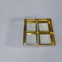 25x25x5 Bölmeli Altın Kutu