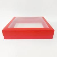 25x25x5 Çerçeveli Kırmızı Kutu