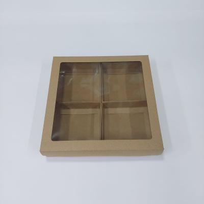 25x25x5 Kraft Bölmeli Kutu