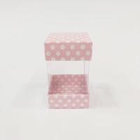 5x5x8 Çiftli Pembe Puantiyeli Kutu