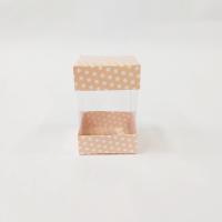 7x7x11 Çiftli Pembe Puantiyeli Kutu
