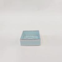 8x8x3 Gümüş Yaldızlı Mavi Kutu