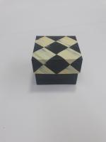 8x8x6 Dama Kapaklı Alt Siyah Kutu