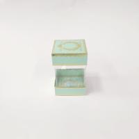 8x8x11 Çiftli Altın Yaldızlı Mint Yeşil Kutu
