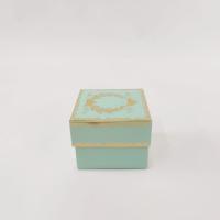 8x8x6 Altın Yaldızlı Mint Yeşili Kutu